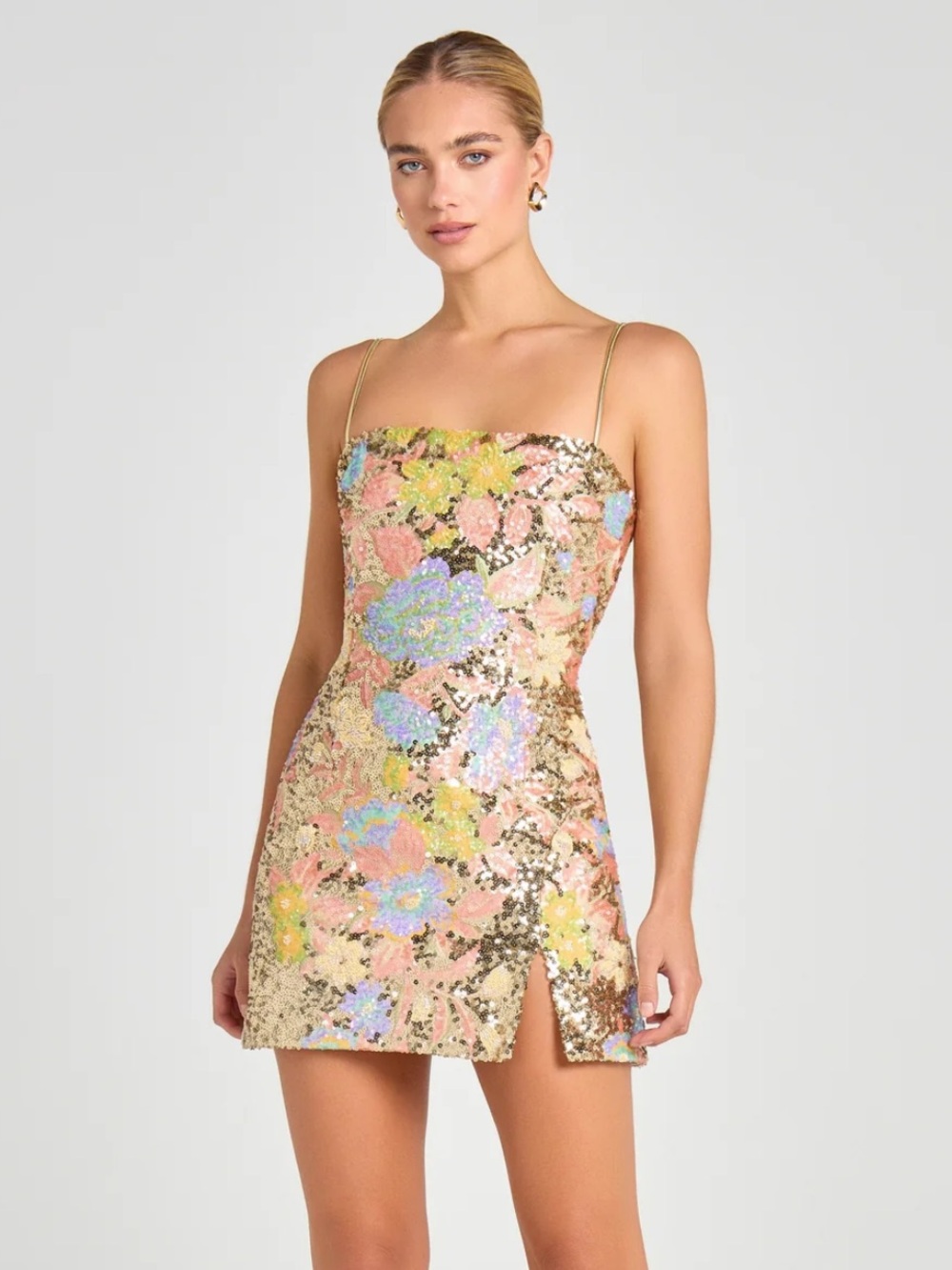 Nadine Merabi Leila Floral Dress NWT
